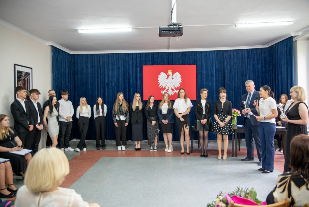 uroczyste zakończenie podziękowania